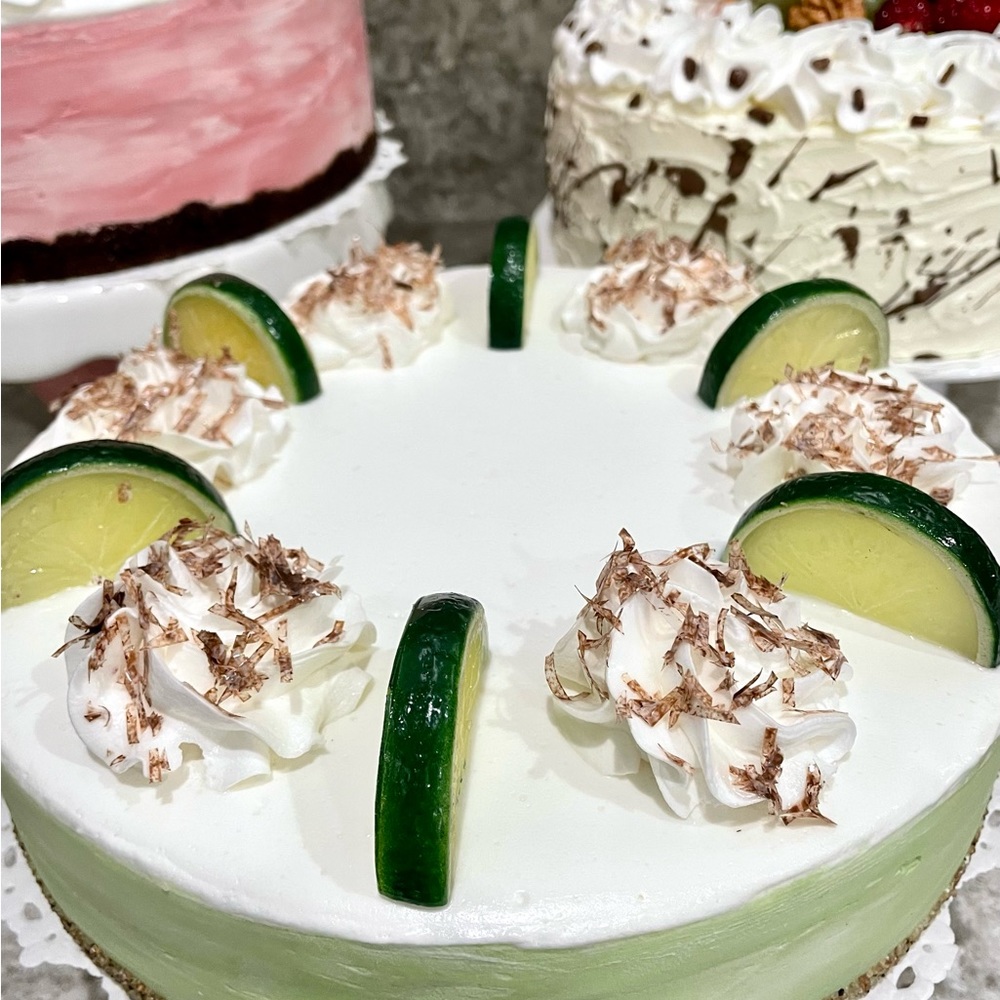 Faux Lime Toasted Coconut Cheesecake - Picture 2 of 3